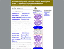 Tablet Screenshot of gasketsealcycleoi.com